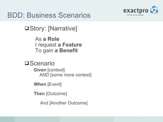 Behavior Driven Development Pros and Cons | PPT