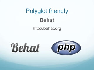 BDD for APIs | PPTX