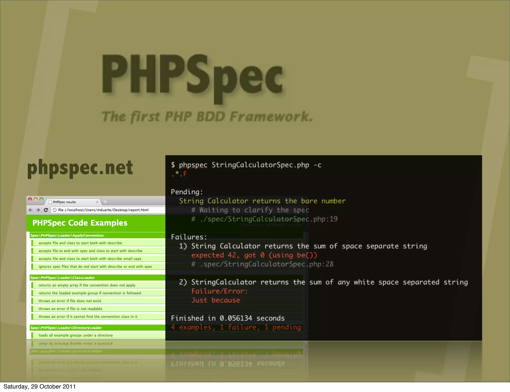 phpspec.net




Saturday, 29 October 2011
 
