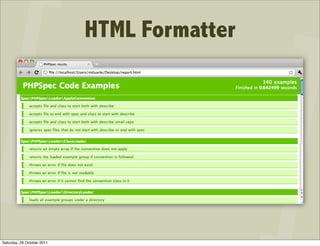 HTML Formatter




Saturday, 29 October 2011
 