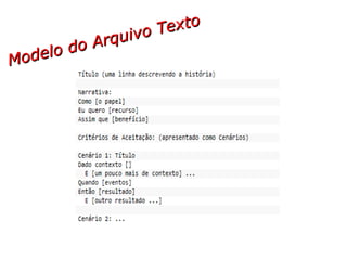 Modelo do Arquivo Texto 