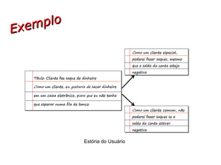 Exemplo Estória do Usuário 