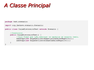 A Classe Principal 
