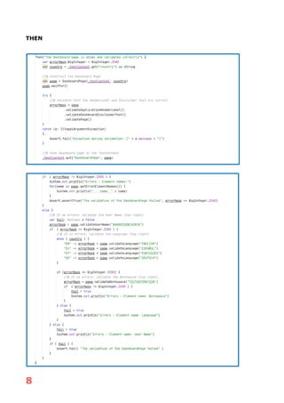 8
THEN
 