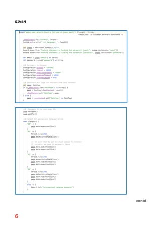 6
GIVEN
contd
 