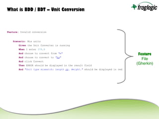 Behavior Driven GUI Testing | ODP