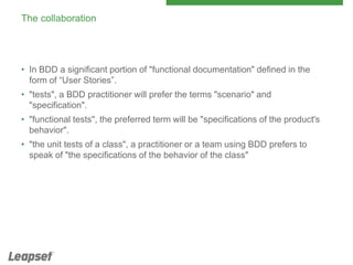 Behavior Driven Development by Example | PPT