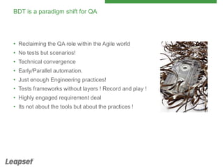 Behavior Driven Development by Example | PPT