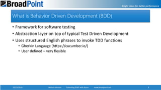 Behavior Driven Development | PPT