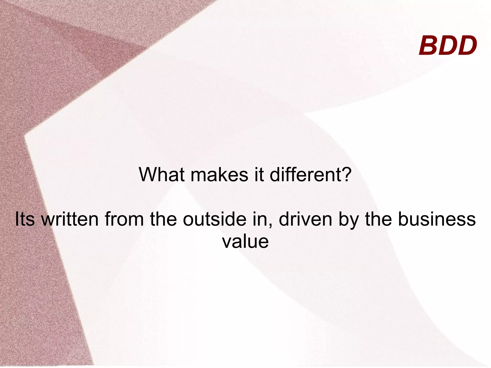 It carries the bias of our code 