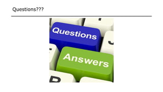 Questions???
 