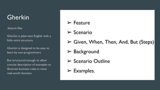 BDD with SpecFlow and Selenium | PPTX