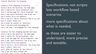 BDD with SpecFlow and Selenium | PPTX