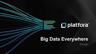 Big Data Everywhere 
Chicago 
 