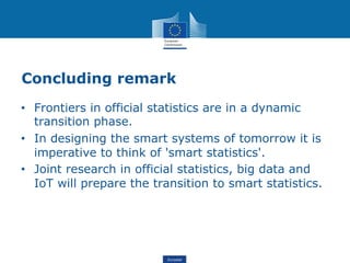 SC6 Workshop 1: Official Statistics in the Age of Big Data | PDF