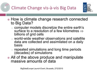 BigDataEurope - Big Data & Climate Change | PPTX