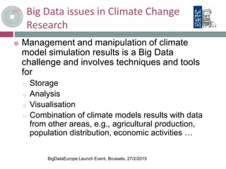 BigDataEurope - Big Data & Climate Change | PPTX