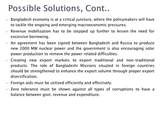 The prospects and challenges of Bangladesh Economy | PDF