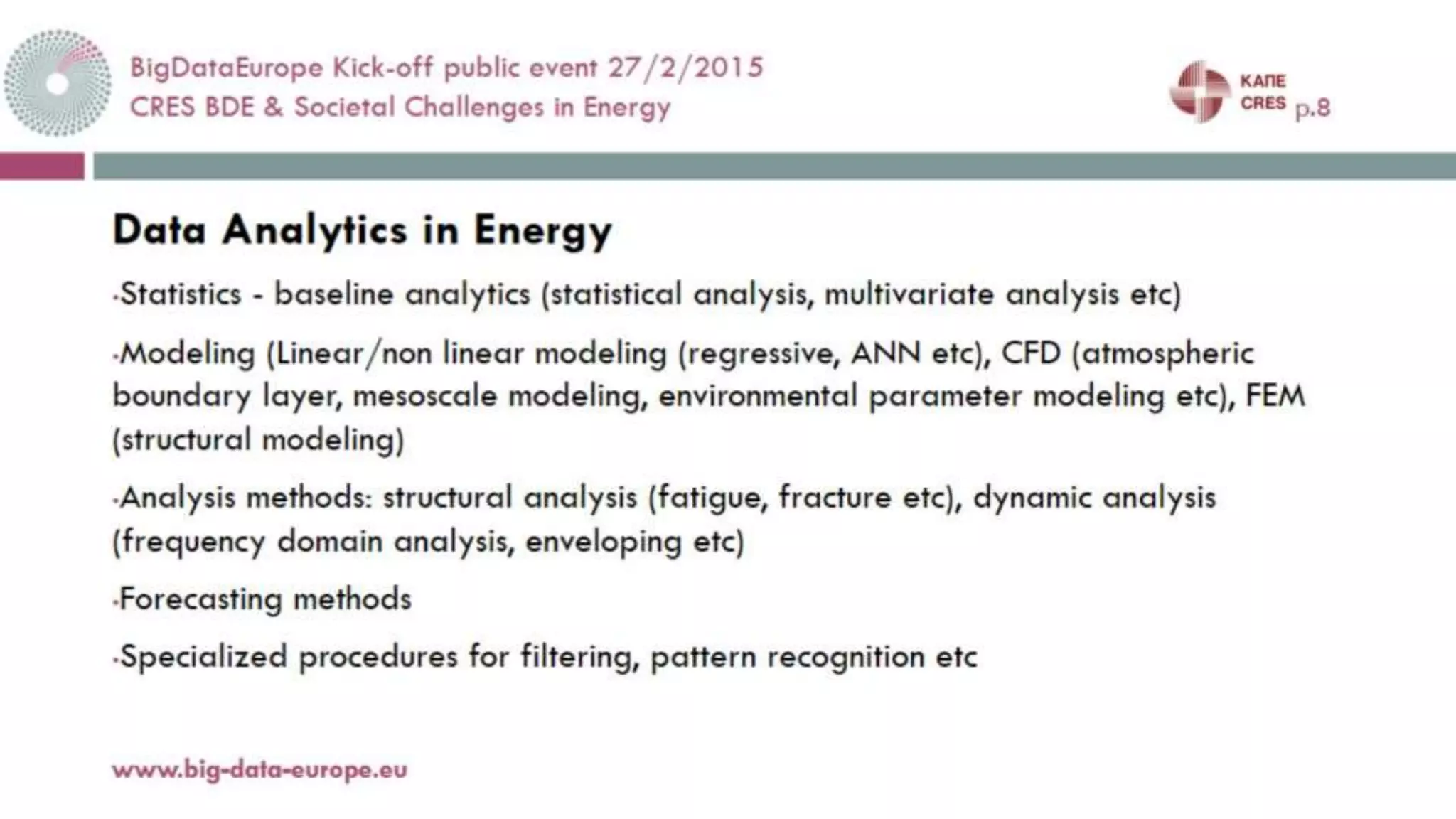 BigDataEurope - Big Data & Energy