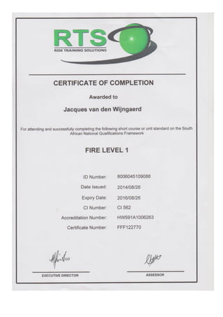 Fire Level 1