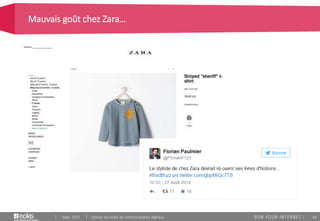 64
Mauvais goût chez Zara…
Sept. 2015 Utiliser les outils de communication digitaux
 