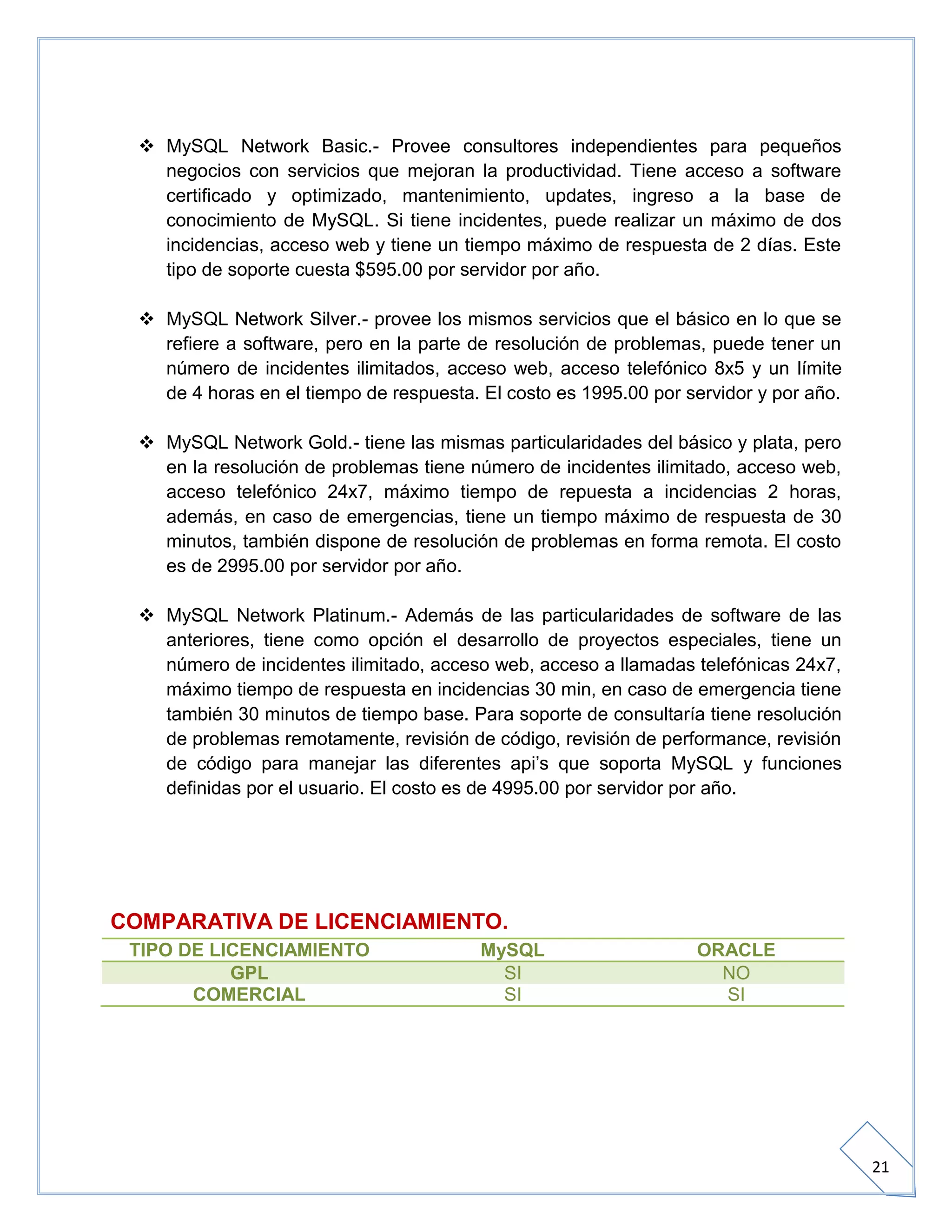 Bd eq. #3 actividad 2 unidad 2 comparacion oracle y mysql