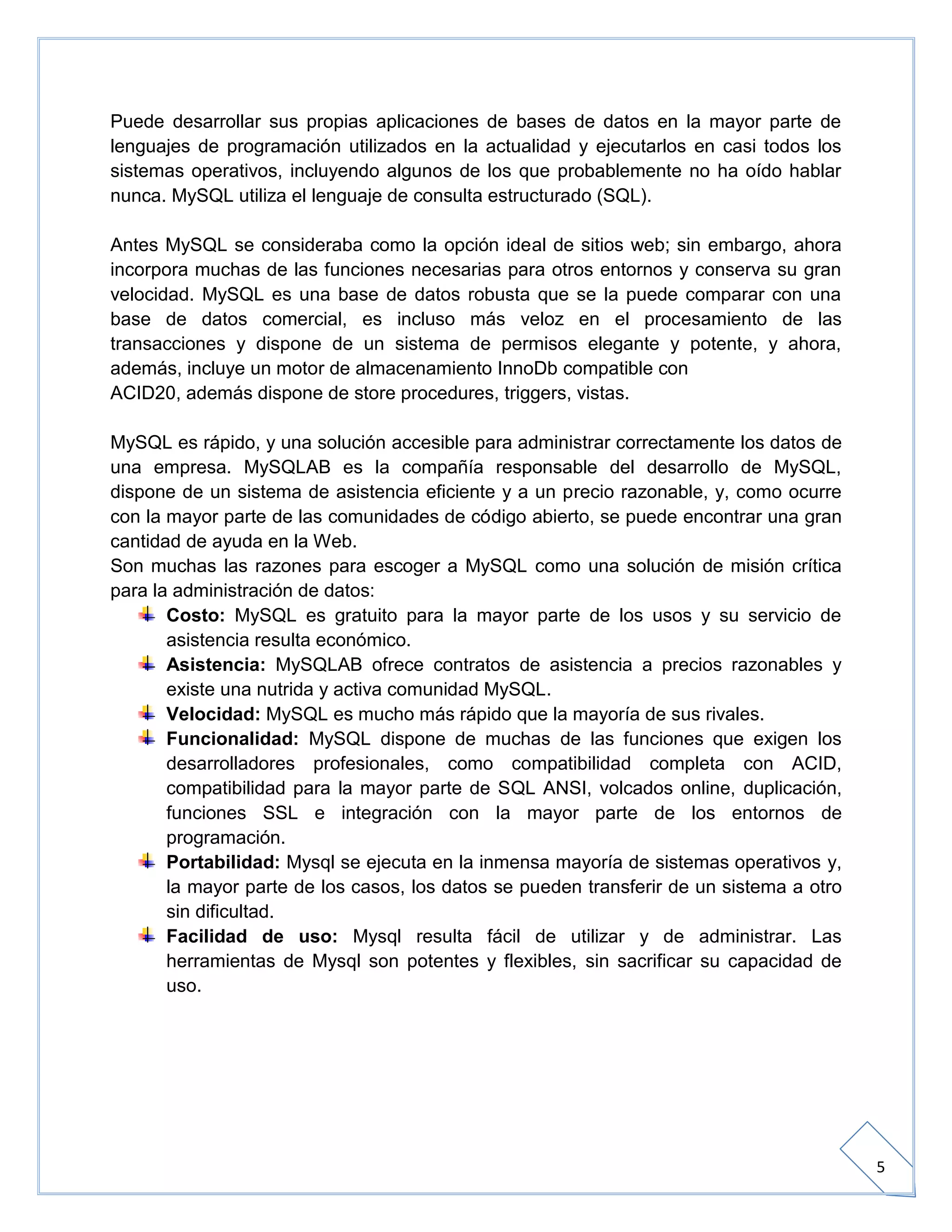 Bd eq. #3 actividad extra comparacion oracle y mysql