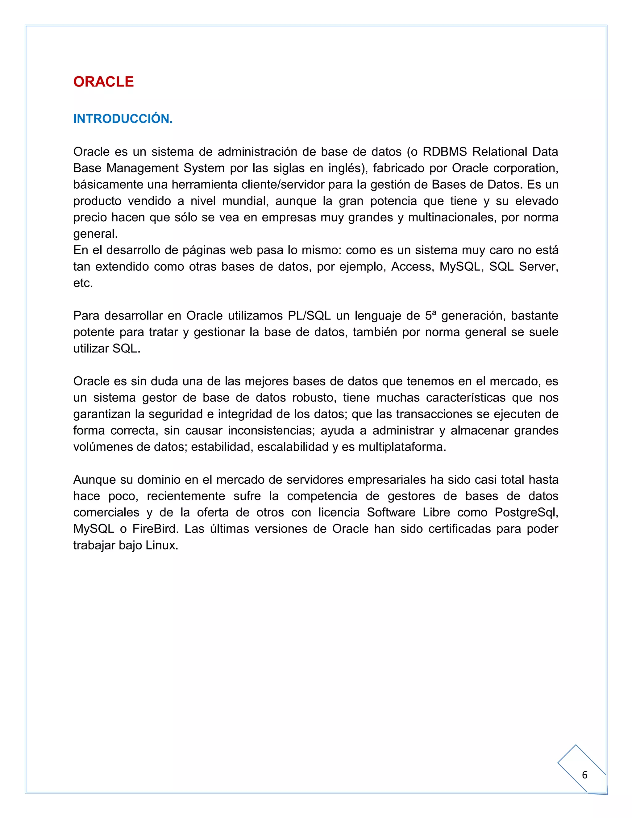 Bd eq. #3 actividad extra comparacion oracle y mysql