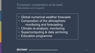 BigDataEurope 1st SC5 Workshop Big Data in ECMWF by Ioannis Mallas | PDF
