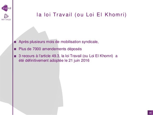 Comprendre Pour Agir Loi El Khomri Roles Et Defis Pour Les Irp