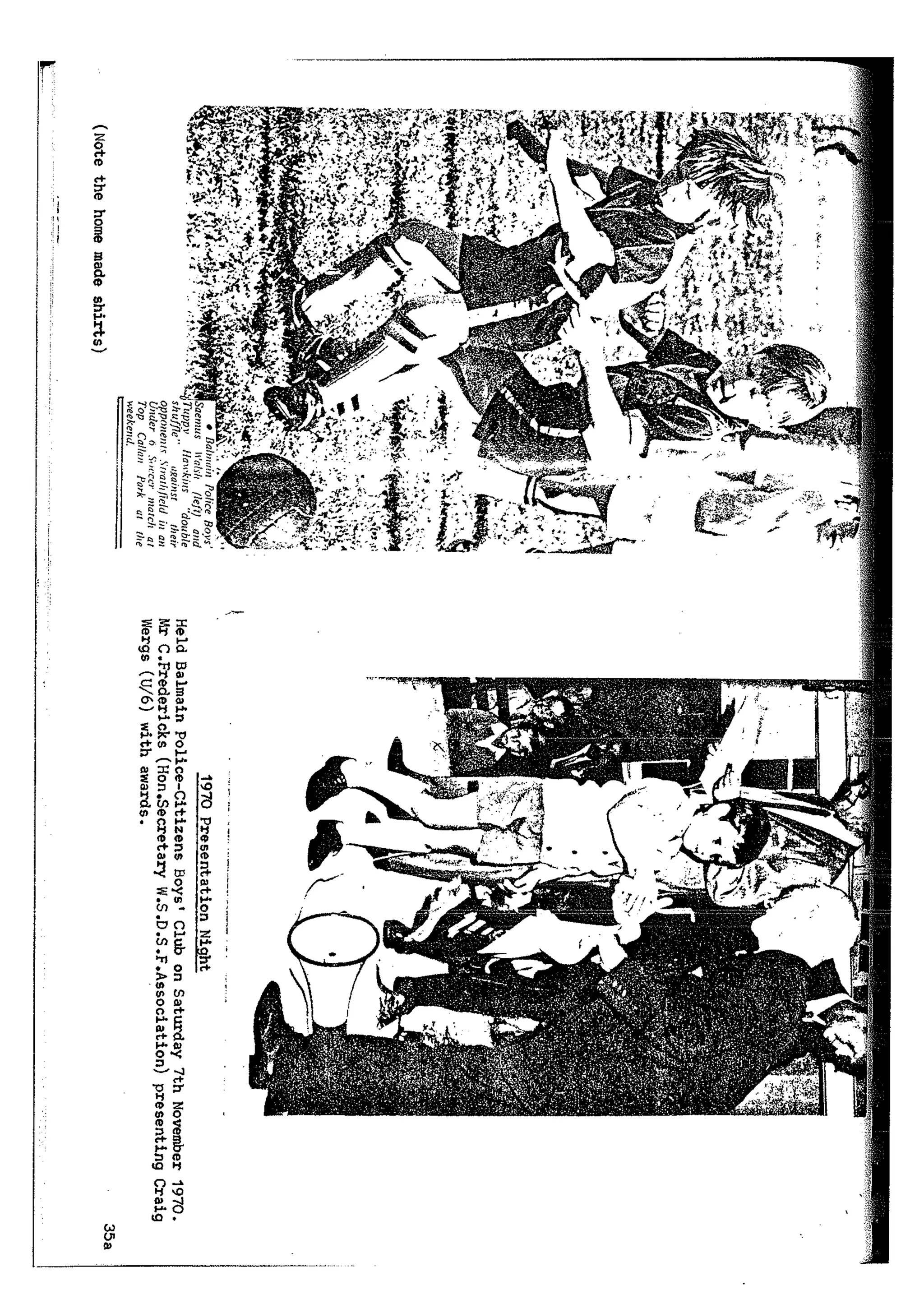 Balmain & Distric Football Club 20year history