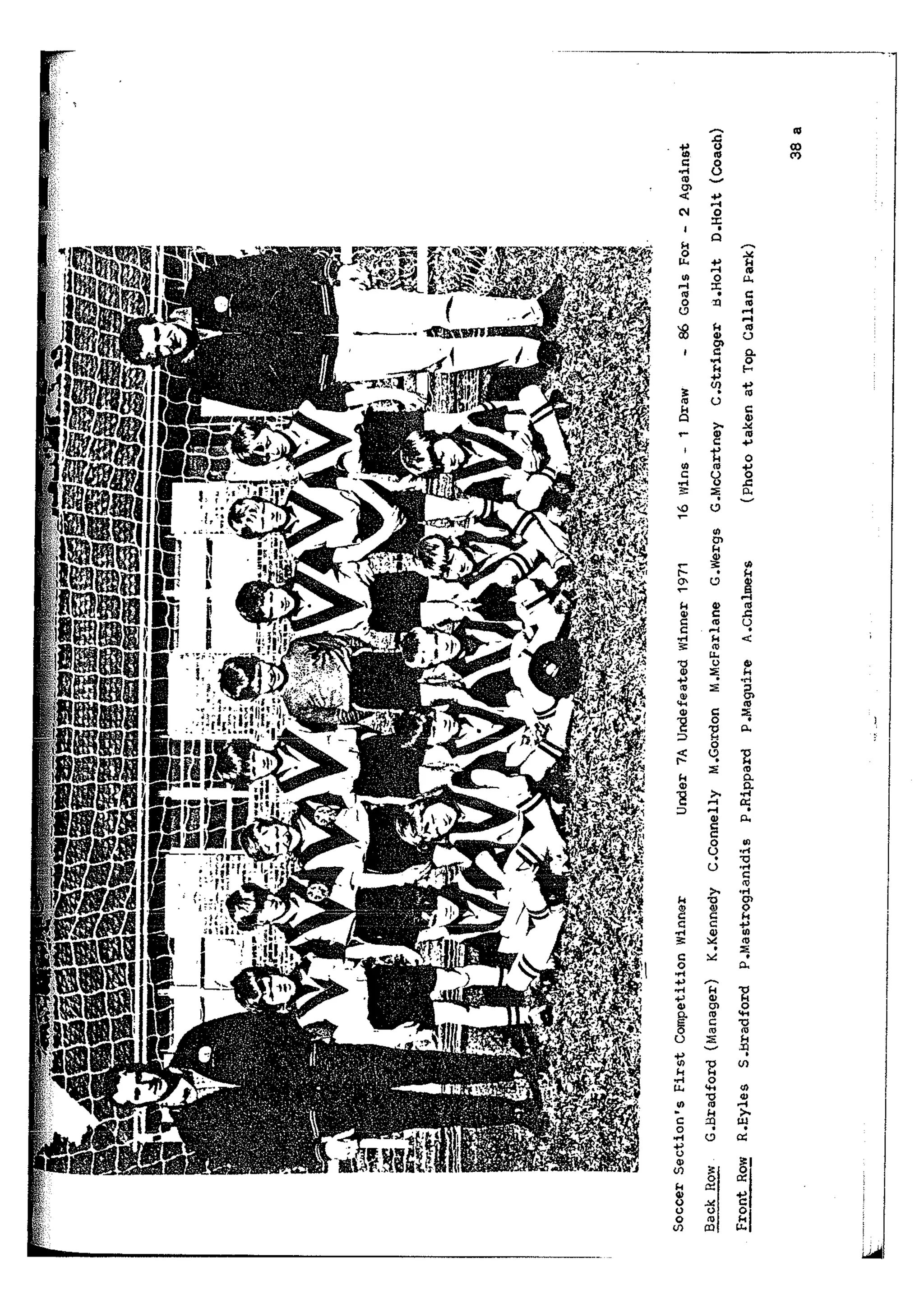 Balmain & Distric Football Club 20year history