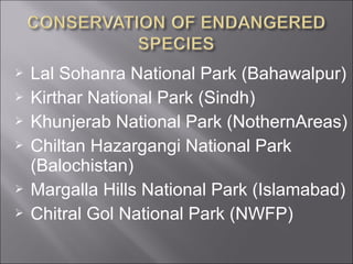 Endangered species in Pakistan | PPT