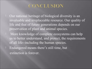 Endangered species in Pakistan | PPT