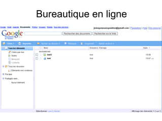 Bureautique en ligne 