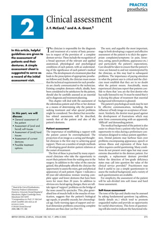 Bdj complete denture | PDF