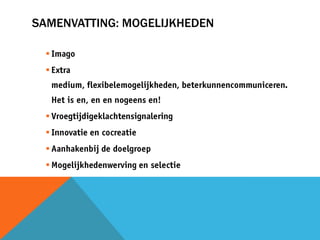 SAMENVATTING: MOGELIJKHEDEN

  
  




  
  
  
  
 
