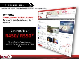 :: OPPORTUNITIES
Advertising & Sponsorships > STANDARD Specialized Banner Advertising



  OPTIONS:
  728X90, 1000x90, 300X250, 300X600
  Targeted to specific sections of the
  site only
 