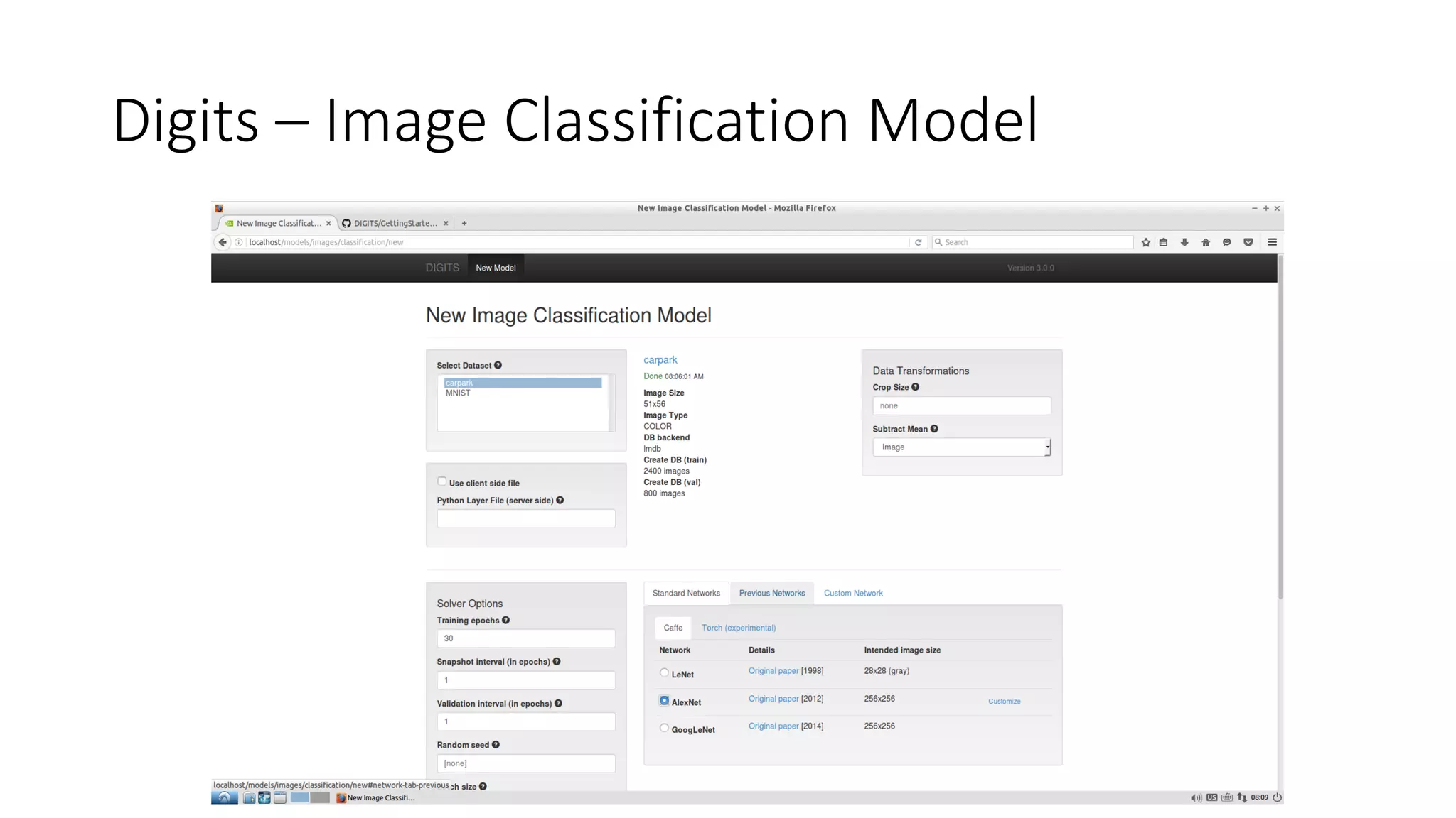Digits – Image Classification Model
 