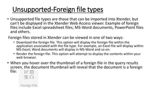 Unsupported Details/examples BDMS Slides.ppt