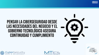 CIBERSEGURIDAD EN LA CONTINUIDAD DE NEGOCIO | PDF