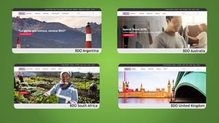 BDO Argentina BDO Australia
BDO South Africa BDO United Kingdom
 