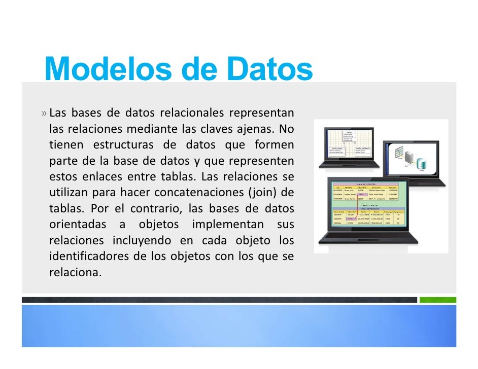 caracteristicas modelo de base de datos orientado a objetos caracteristicas modelo de base de datos orientado a objetos