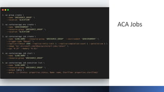 Classification: Public
ACA Jobs
 