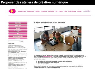 Proposer des ateliers de création numérique
 
