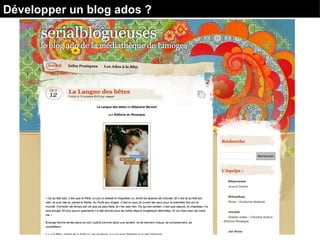 Développer un blog ados ?
 