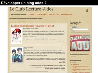 Développer un blog ados ?
 