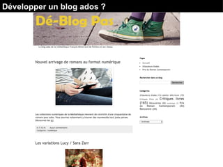 Développer un blog ados ?
 