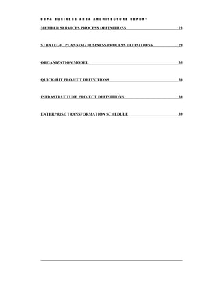 Business Area Architecture (BAA) | PDF