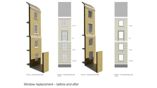Window replacement – before and after
 